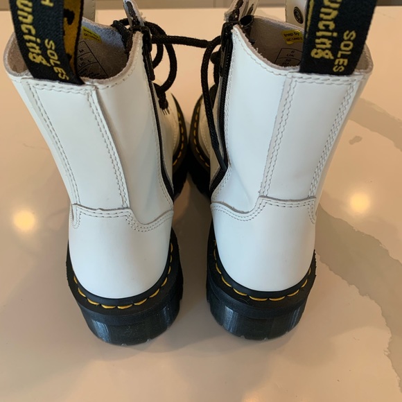Dr. Martens Jadon White Platform - Picture 5 of 9